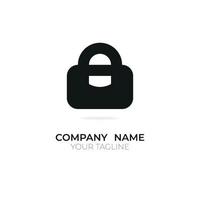 Secure logo design template vector