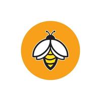 Bee logo vector