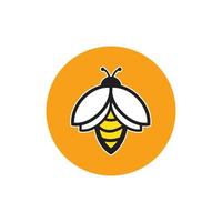 Bee logo vector