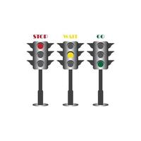 Traffic Light icon vector