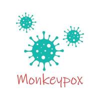 Monkeypox virus. Monkey pox. Vector illustration
