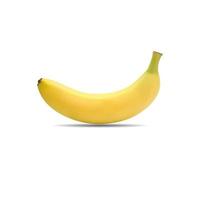 banana on with backkground vector illustration