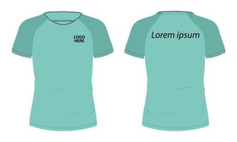 Short sleeve with short zip soccer cycling jersey Technical Flat sketch Vector Illustration template