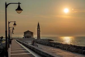 Bell tower of the sanctuary of the Madonna dell'Angelo photo