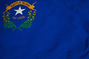 Flag of Nevada in 3D rendering photo