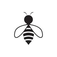 Bee logo vector