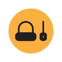 Padlock icon  vector illustration design