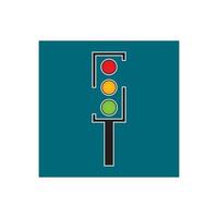 Traffic Light icon vector