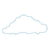 clouds icon weather symbol sign vector