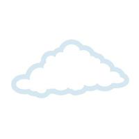 nubes icono tiempo símbolo signo vector