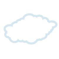 clouds icon weather symbol sign vector