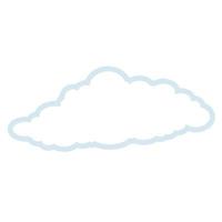 clouds icon weather symbol sign vector