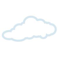 clouds icon weather symbol sign vector