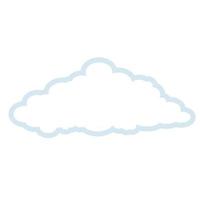 clouds icon weather symbol sign vector