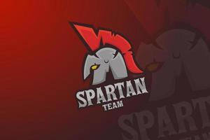 logotipo de esport espartano vector