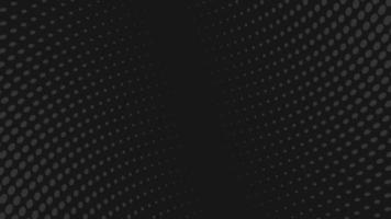 Black background with dot line curve design. Vector illustration.