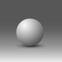 3d circle ball. Vector illustration