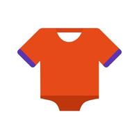 Shirt Flat Multicolor Icon vector