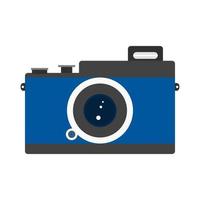 Camera Flat Multicolor Icon vector