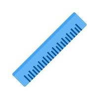 Ruler Flat Multicolor Icon vector