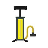 Air Pump Flat Multicolor Icon vector