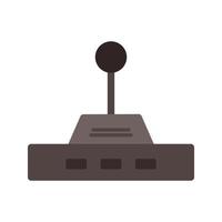 Gaming Control II Flat Multicolor Icon vector