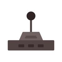 Gaming Control II Flat Multicolor Icon vector