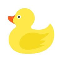 Duckling Flat Multicolor Icon vector