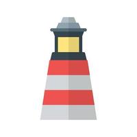 Lighthouse II Flat Multicolor Icon vector