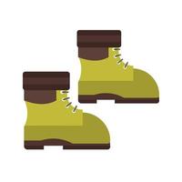 Warm Boot Flat Multicolor Icon vector