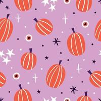 Pumpkin pattern. Halloween pattern. Pumpkin background. Halloween background vector