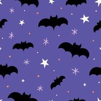 Halloween pattern. Bat pattern. Halloween background vector