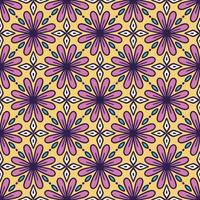Indonesian pattern. Moroccan pattern. Floral pattern. Mandala background. vector