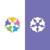 Community, network and social icon vector