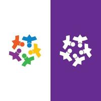 Community, network and social icon vector