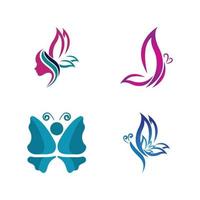 Beauty Butterfly icon design vector