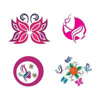 Beauty Butterfly icon design vector