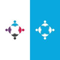 Community, network and social icon vector