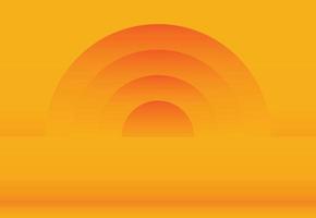Luxury orange abstract background. Halloween layout design, studio, room. Business report paper with smooth gradient for banner, card. Vector illustration