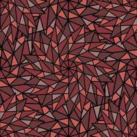 ABSTRACT RED VECTOR SEAMLESS BACKGROUND WITH COMPLEX GEOMETRIC STARS IN THE FORM OF A KALEIDOSCOPE