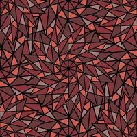 ABSTRACT RED VECTOR SEAMLESS BACKGROUND WITH COMPLEX GEOMETRIC STARS IN THE FORM OF A KALEIDOSCOPE