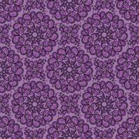 LILAC SEAMLESS VECTOR BACKGROUND WITH ROUND MONOGRAMS