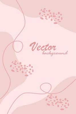 Color Pink Soft Background Potrait banner with gradient color. Design with liquid shape