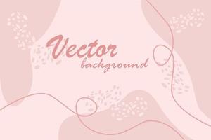 banner de paisaje de fondo suave de color rosa con color degradado. diseño con forma líquida vector