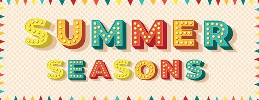 Colorful Summer background layout banners design. Horizontal poster, vector