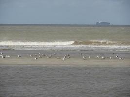 the island of Spiekeroog in germany photo