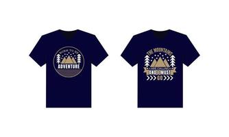 best t shirt design for travel and adventure lover vector