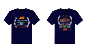 best t-shirt design for kids education graduate. vector