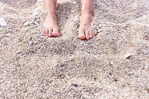 feet on the sand photo