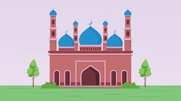 Mosque design background, vector illustration